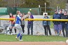 Softball vs Emerson  Wheaton College Softball vs Emerson College in game 2 of their doubleheader. - Photo by Keith Nordstrom : Wheaton, Softball